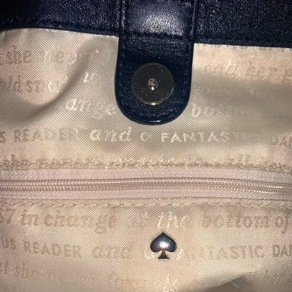 kate spade Black Patent Leather Tote